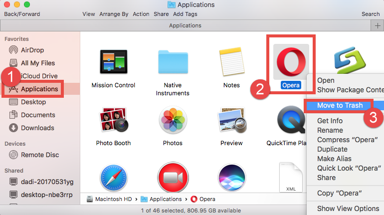 update opera for mac